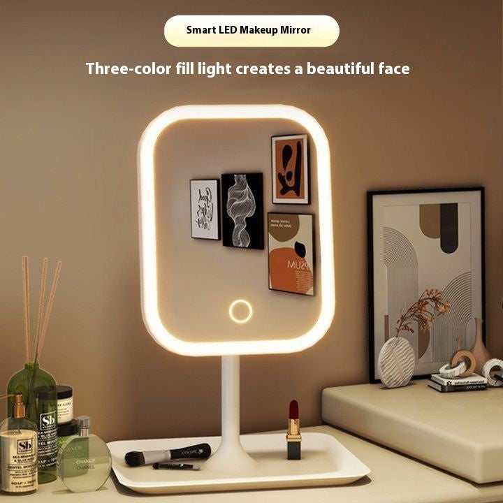 Makeup With Light Desktop Female Fill Light Small Mirror